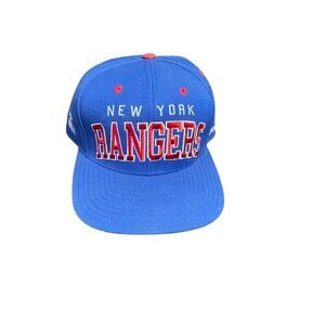 New York Rangers Reebok Snapback Hat Blue Red Unisex Adjustable Cap